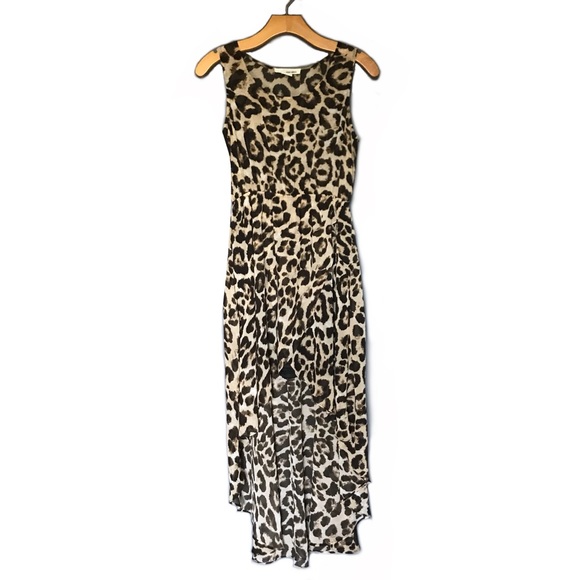 Anthropologie Dresses & Skirts - Anthropologie | Sans Souci- Hi-Low Animal Print